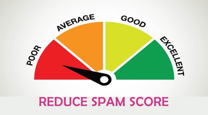 Reduce spam score