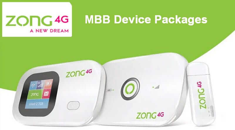 Zong MBB Device Packages