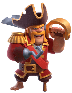 New Skin Pirate King in Clash of Clans