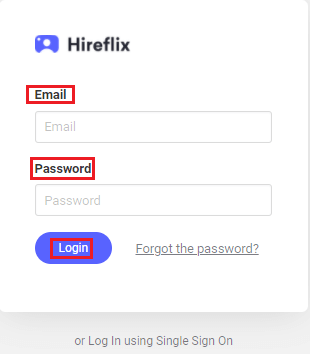 How to login in Hireflex