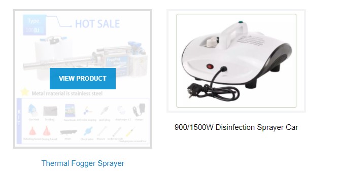 Disinfectant fogger machine