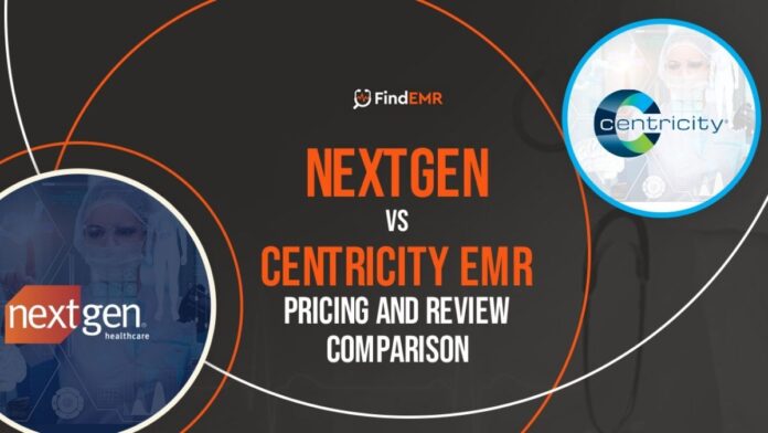 NextGen vs. Centricity EMR Pricing and Review Comparison