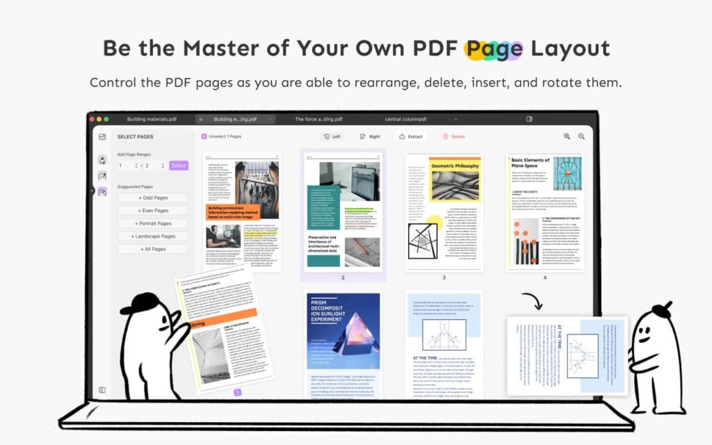 Organize Pages in PDF Files