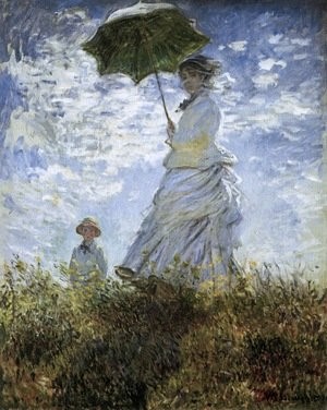 La Promenade by Claude Monet