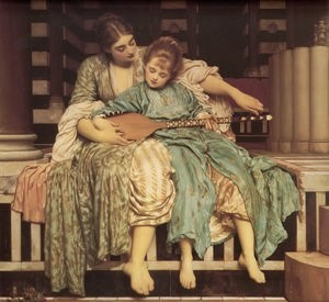 The Music Lesson by Lord Frederic Leighton