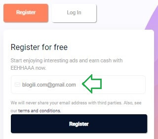 How to Registered On Eehhaaa