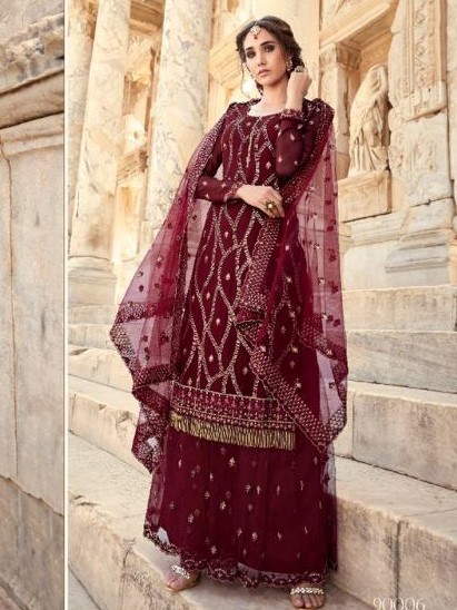 Sharara Style Salwar Suit