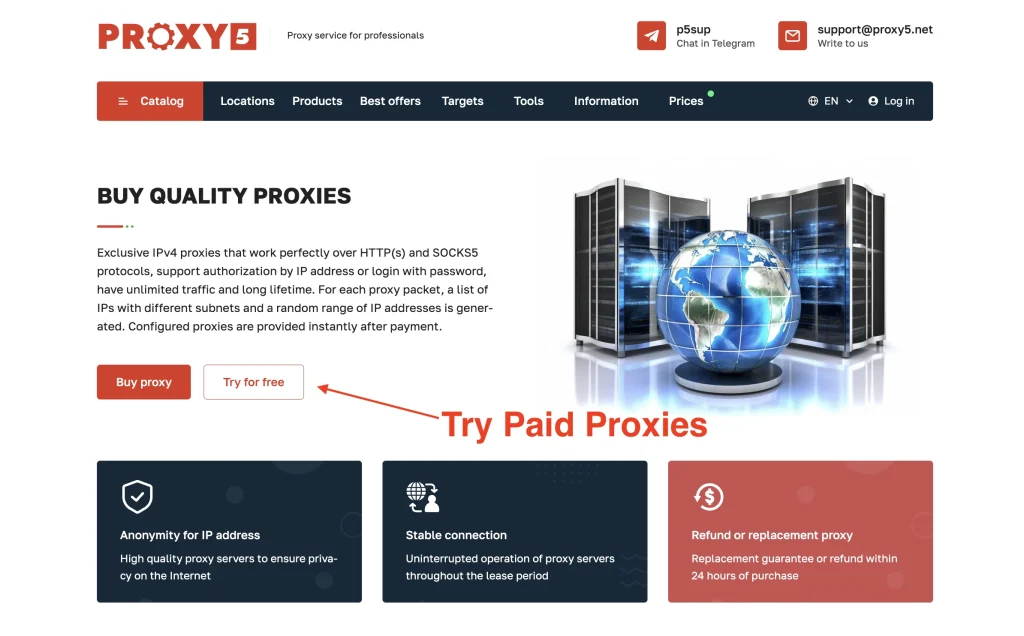 How to Try Paid Proxies for Free